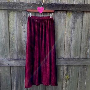 🌹Velvet Maxi Skirt 🌹
